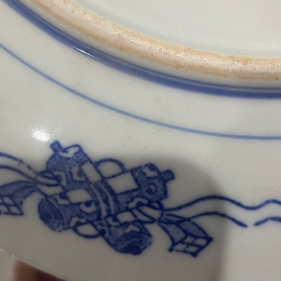 Blue and White Decorative Charger - Picture 5 of 6